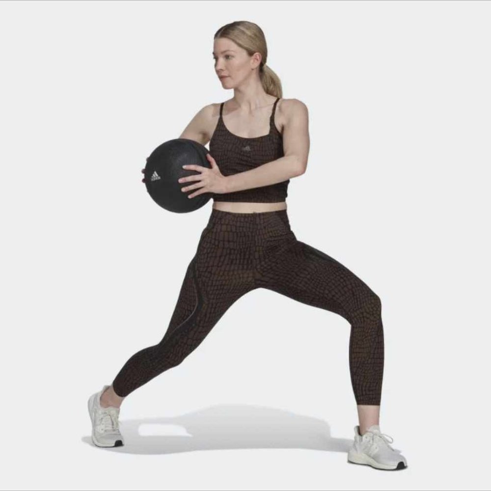 Adidas - HIIT CROCO LUXE TRAINING 7/8 LEGGINGS